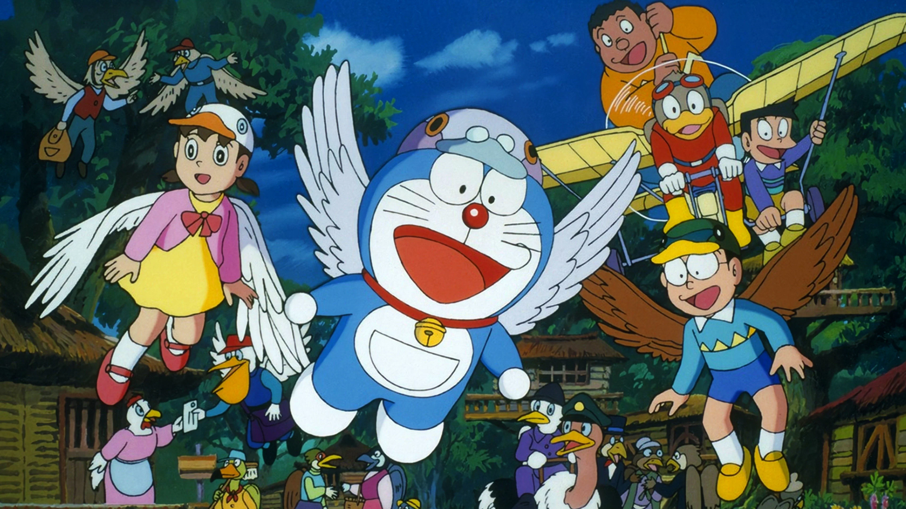 Doraemon: Nobita to Tsubasa no Yuusha-tachi banner
