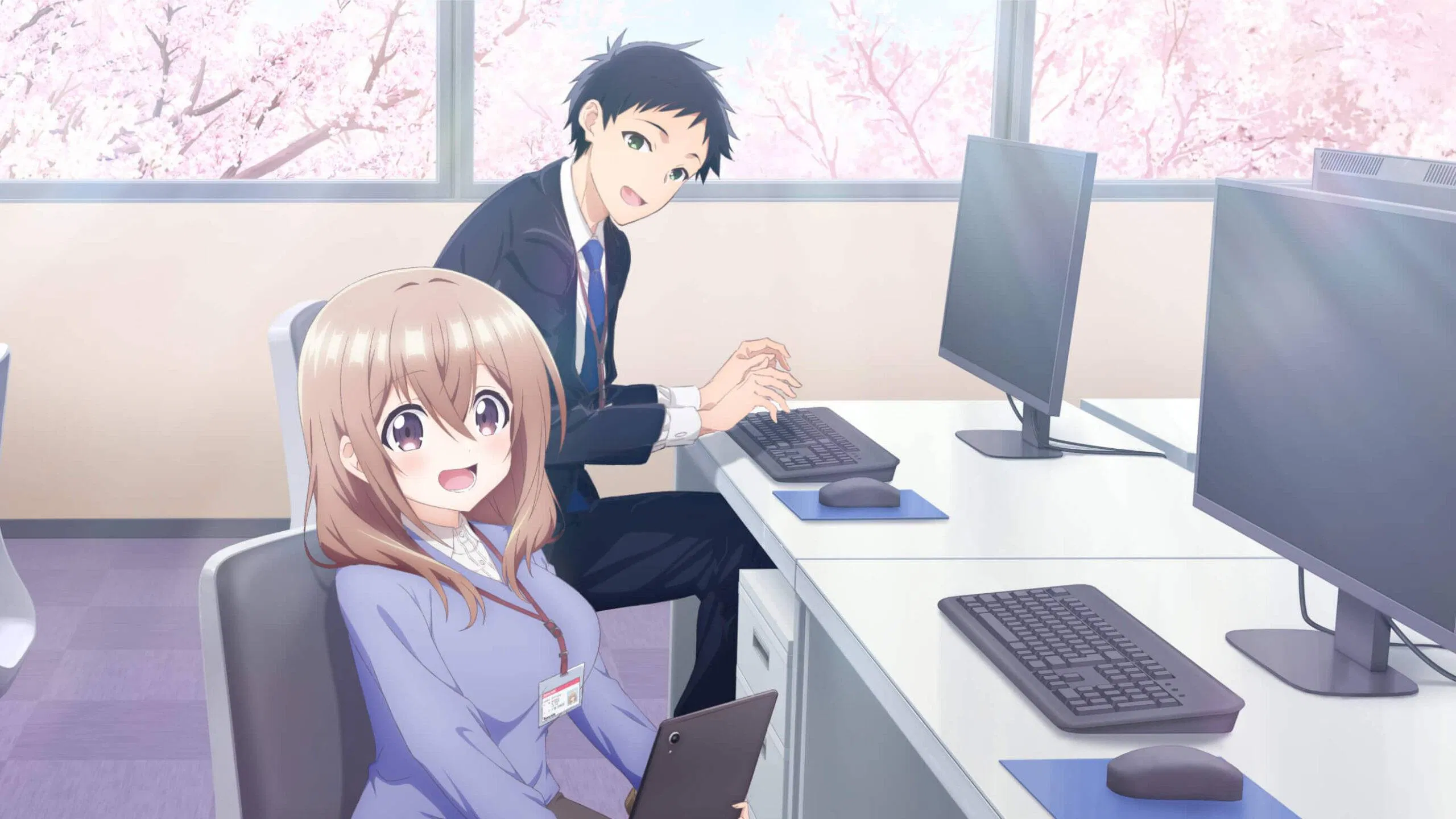 Uchi no Kaisha no Chiisai Senpai no Hanashi Mini Anime banner