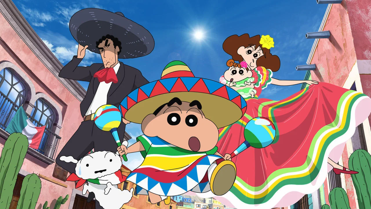Crayon Shin-chan: Ora no Hikkoshi Monogatari! Saboten Daisuugeki banner