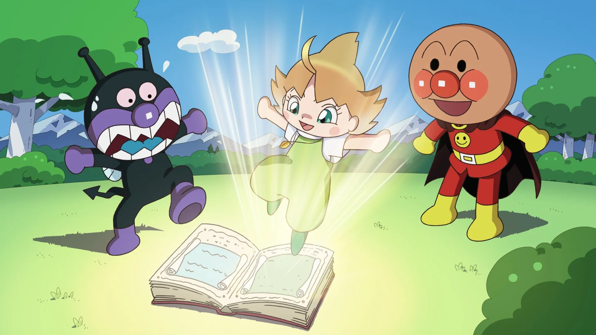 Sore Ike! Anpanman: Baikinman to Ehon no Lulun banner