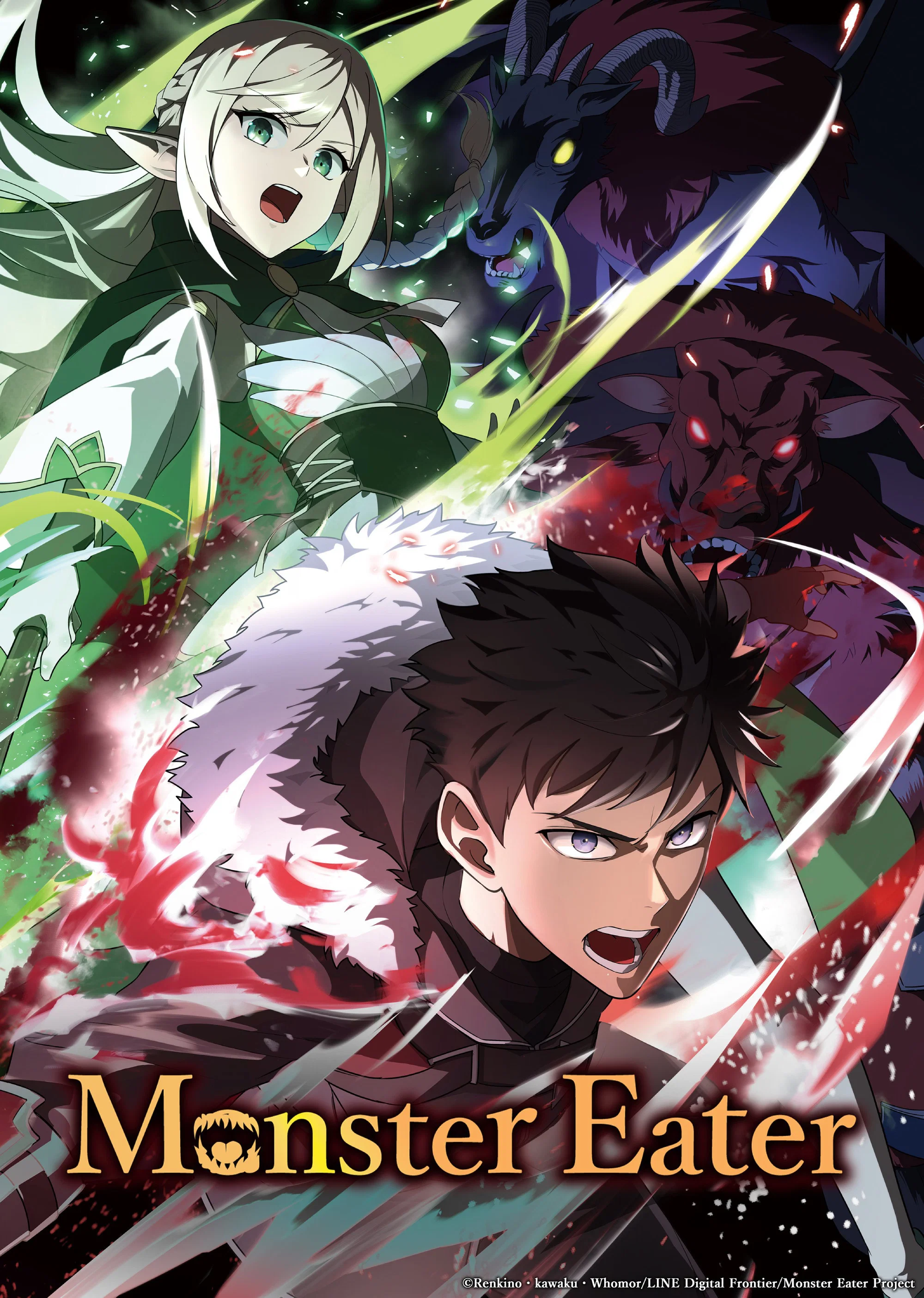 Mamonogurai no Boukensha: Ore Dake Mamono wo Kuratte Tsuyoku Naru